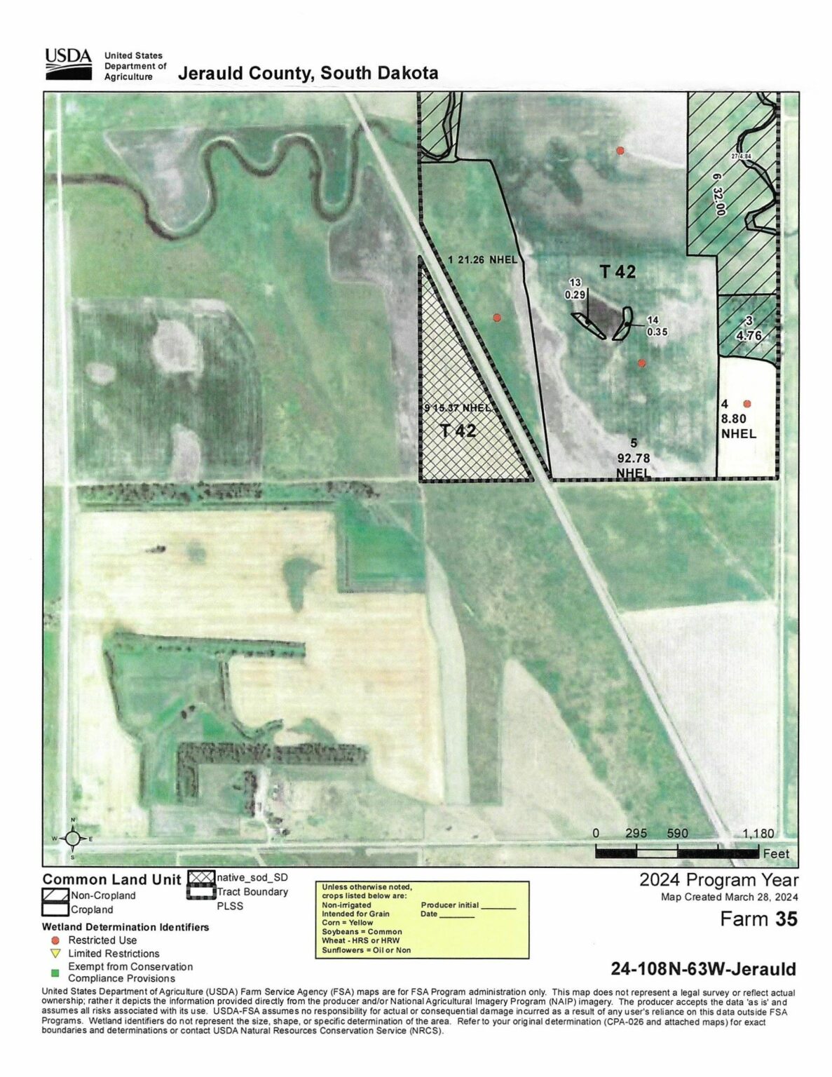 315 +/ Acres Jerauld County Live Real Estate Auction