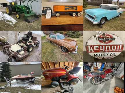 Carl Olson Online Only Personal Property Auction Acreage Equipment,  Vehicles/Trailers, Shop Tools, Misc. Farm Supplies, Shop Equipment Shop  Supplies, Sporting Goods, Household Items & Guns and Ammo